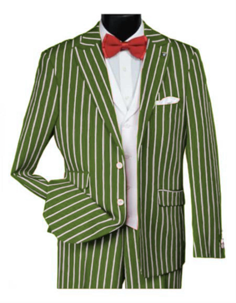Lime Green Gangster Suit Blast from the Past A Real Swell Look Vintage Vibes for the Modern Man